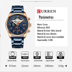 Reloj Curren 8329 Azul Cuero