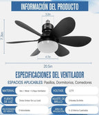 Lampara Luz Ventilador Techo